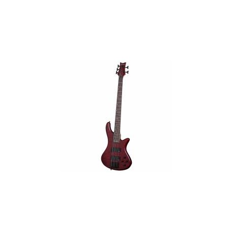 Bajo Eléctrico Stiletto Custom-5 - Vampyre Red Satin